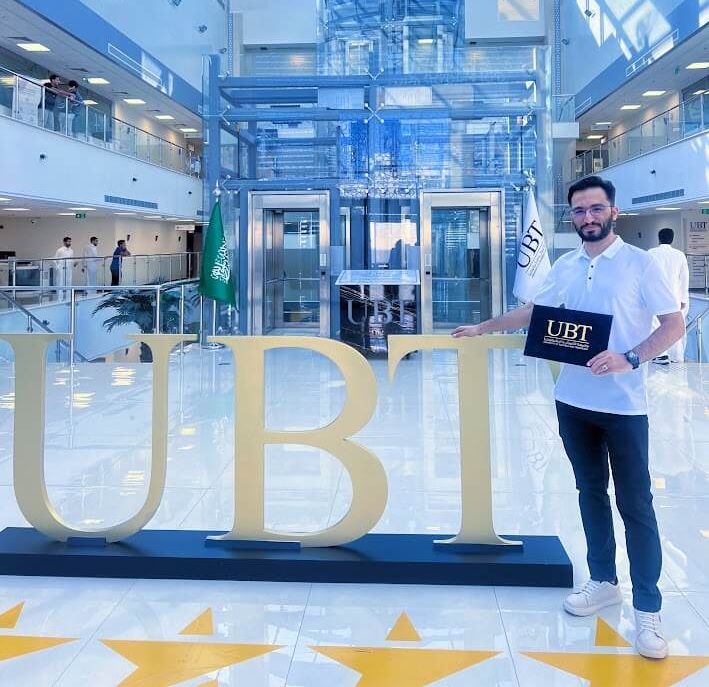Sajjad Gul at the UBT Certificate of Appreciation Ceremony